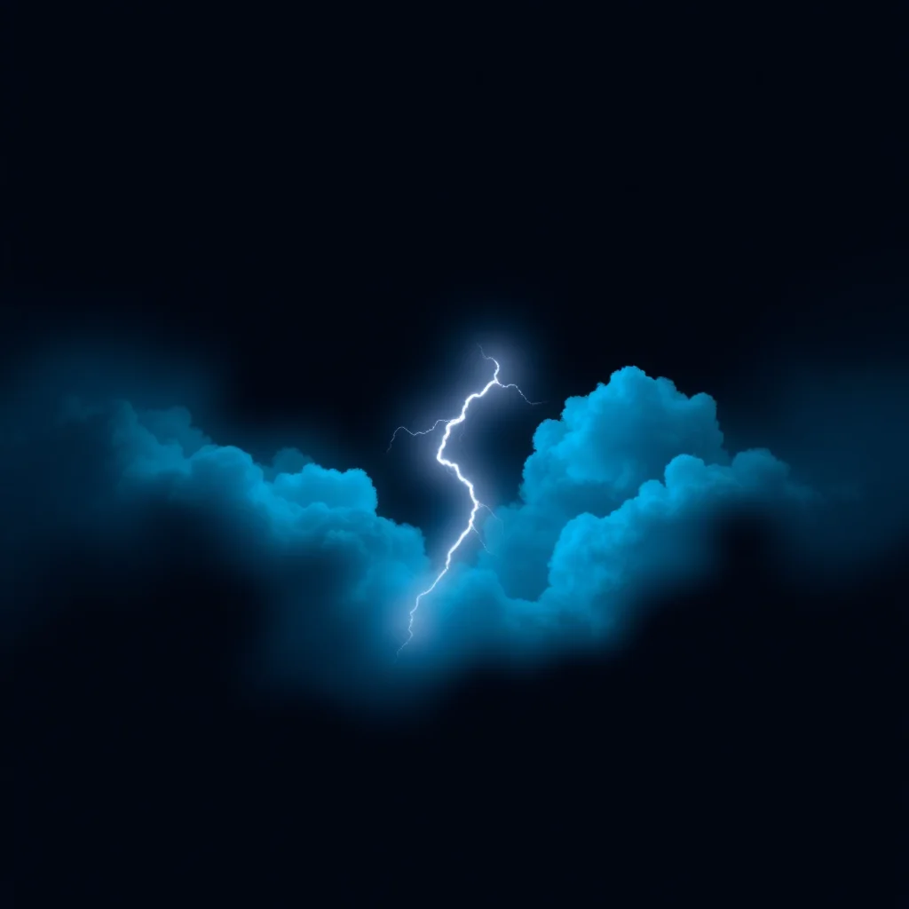 闪电 - Mac 风格 AI 生成的 macOS 风格应用图标 - 霓虹闪电,适用于能量和电力应用